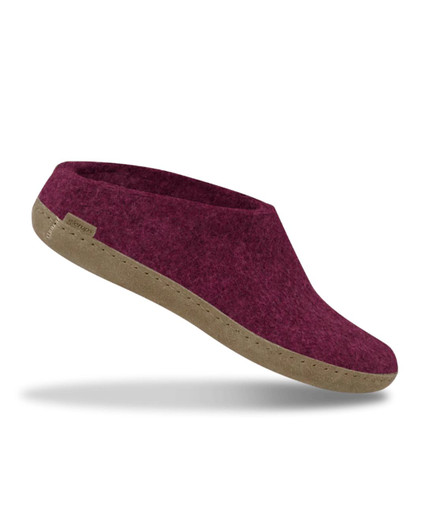 Glerups Leather  Slip-On Cranberry