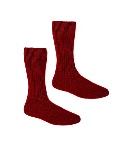 Possum Merino Ribbed Socks