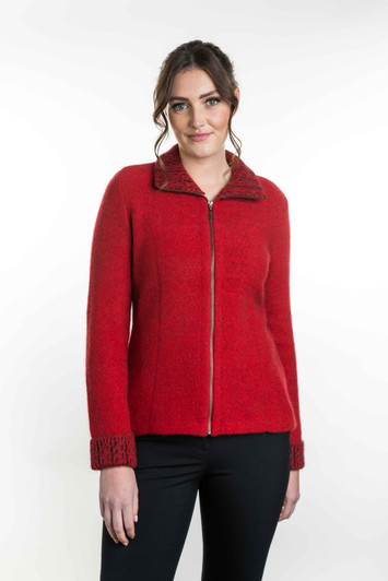 Possum Merino Two Tone Jacket 437 Possum Merino Two Tone Jacket 437