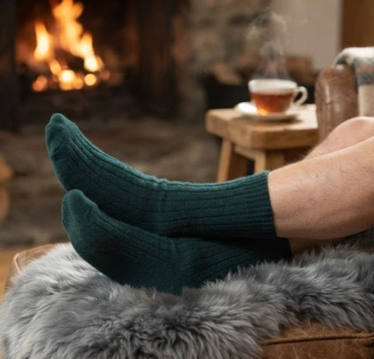 Possum Merino Casual Rib Socks