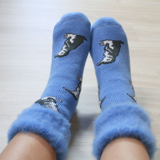 Kiwiana Penguin Wool Blended Socks