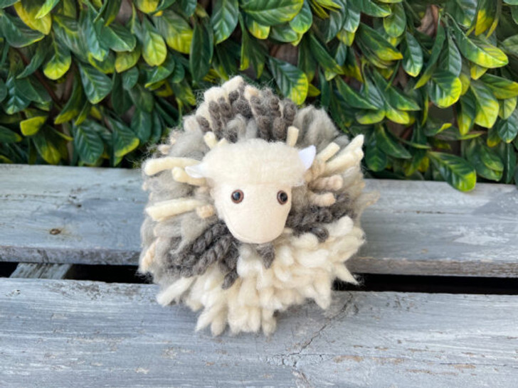 Raggedy Wool toy Sheep Textured