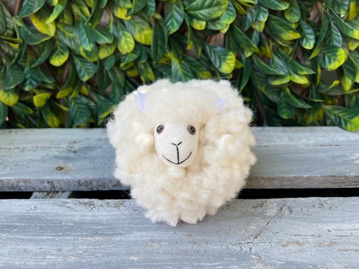 Raggedy Wool toy Sheep White