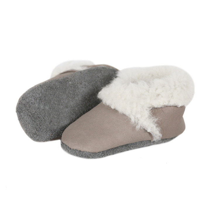 Lambskin booties