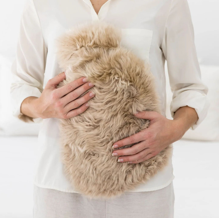 Sheepskin Hot Water Bottle Cover