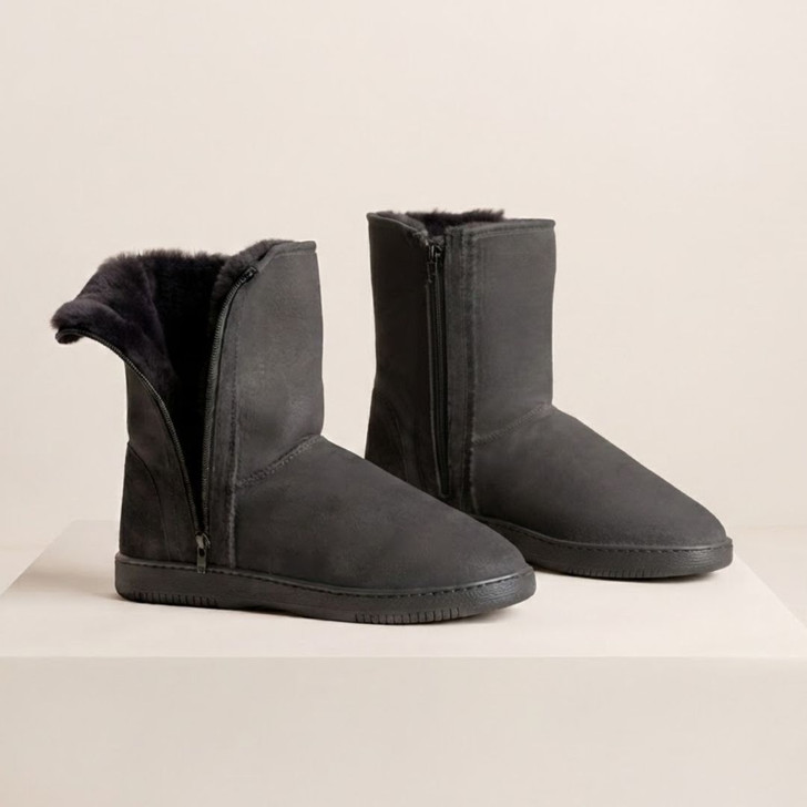 EasyZip Sheepskin Boots