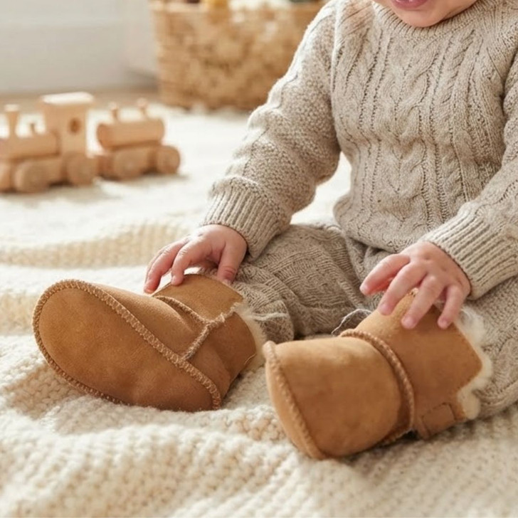 Bubs & Tots Sheepskin Booties