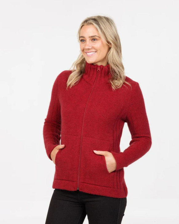 Possum Merino Essential Full Zip Jacket