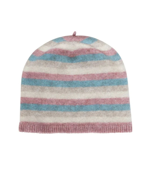 Possum Merino Kids Striped Beanie
