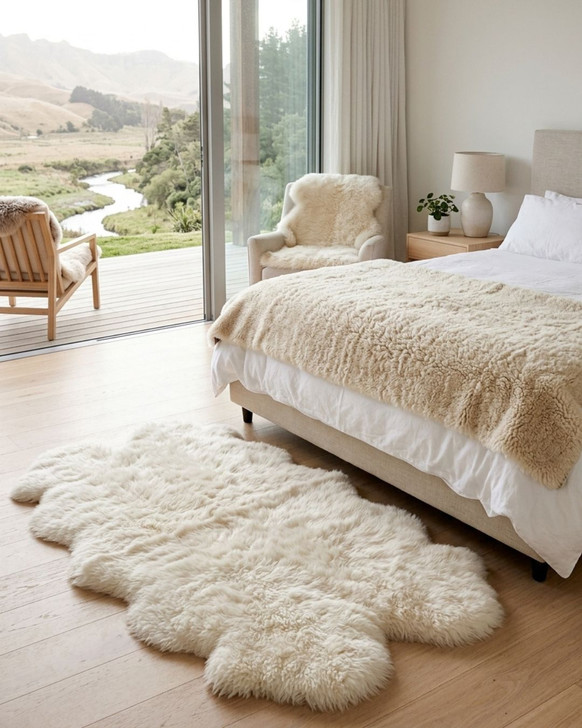 Luxury Quarto Sheepskin Rug Midi