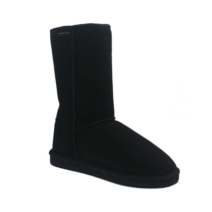 Napier Tall Sheepskin Boots - Black