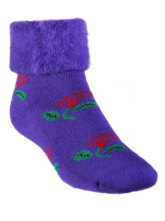 Kiwiana Pohutakawa Wool Blended Socks