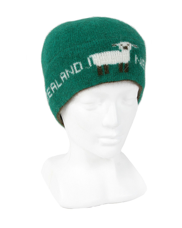 SALE! Possum Merino Sheep Skull Beanie