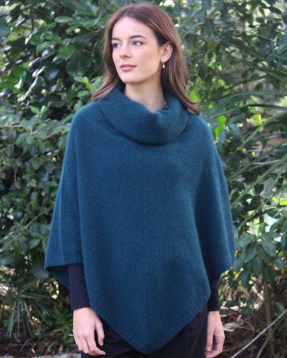 SALE! Possum Merino Cowl Neck Poncho