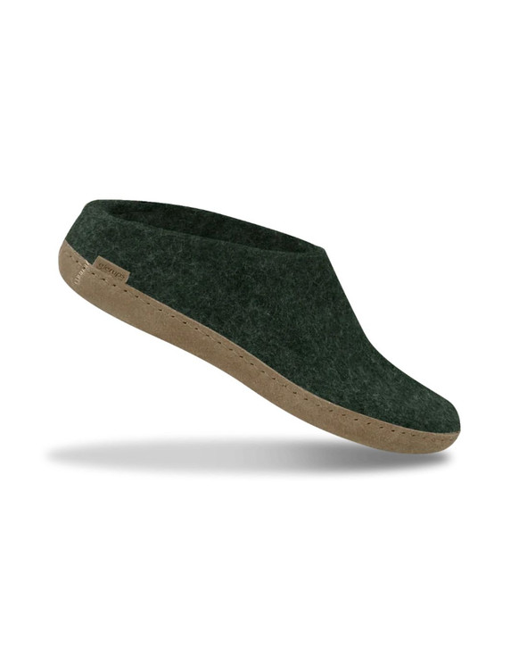 Glerups Leather Slip-on Forest