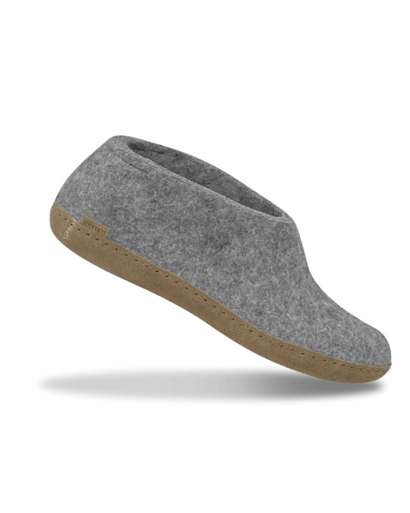 Glerups Leather Shoe Grey