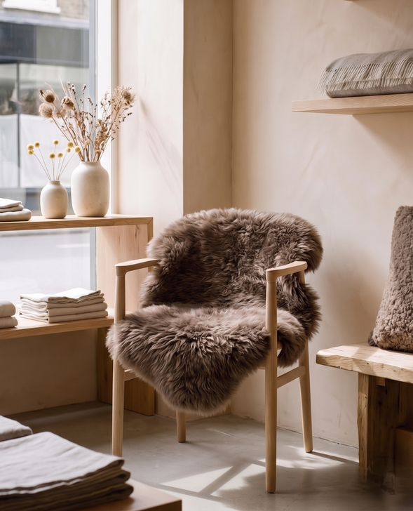 Luxury Single Sheepskin Rug Maxi