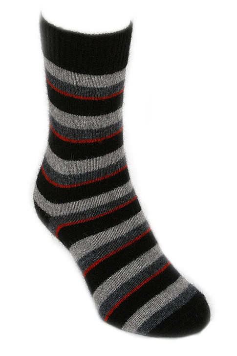 Possum Merino Horizontal Accent Stripe Sock