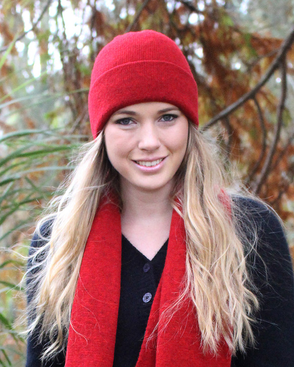 Pure Merino Plain Beanie 35