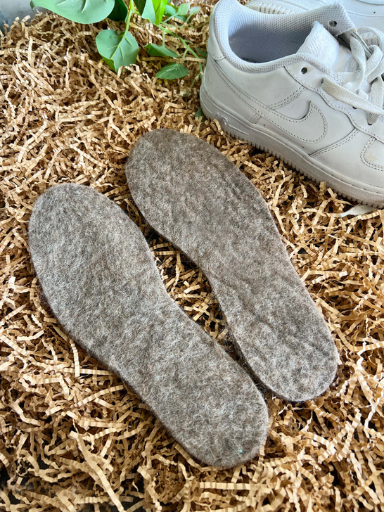 Felted Wool and Possum fur Innersoles