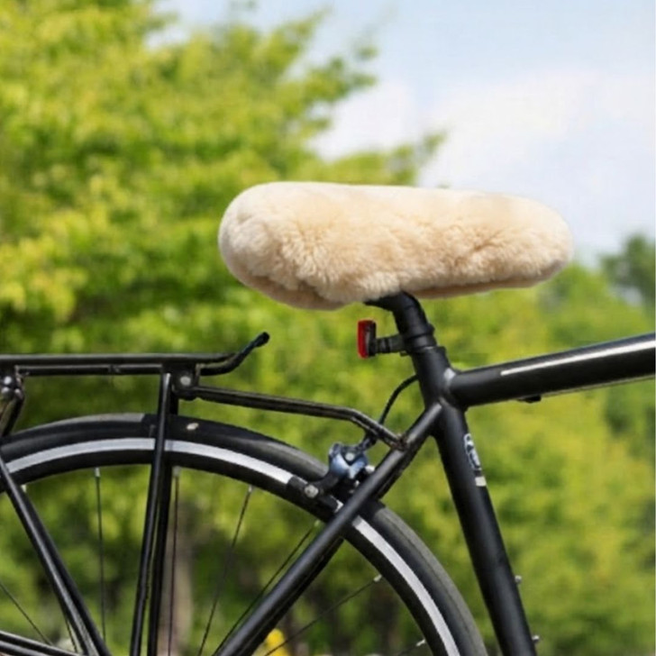 Sheepskin Bike Seat Cover