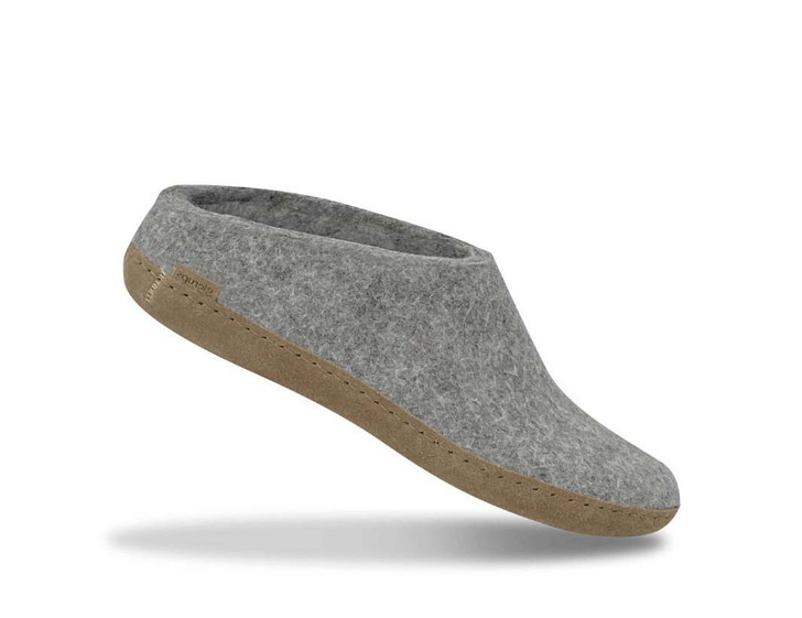 Glerups Leather Slip-on Grey 159
