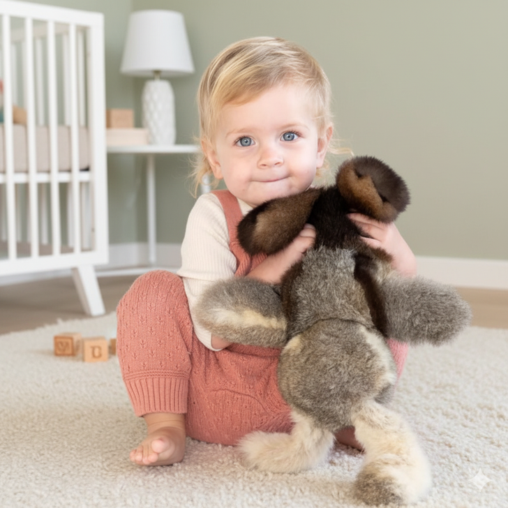 Possum Fur Bunny Soft Toy