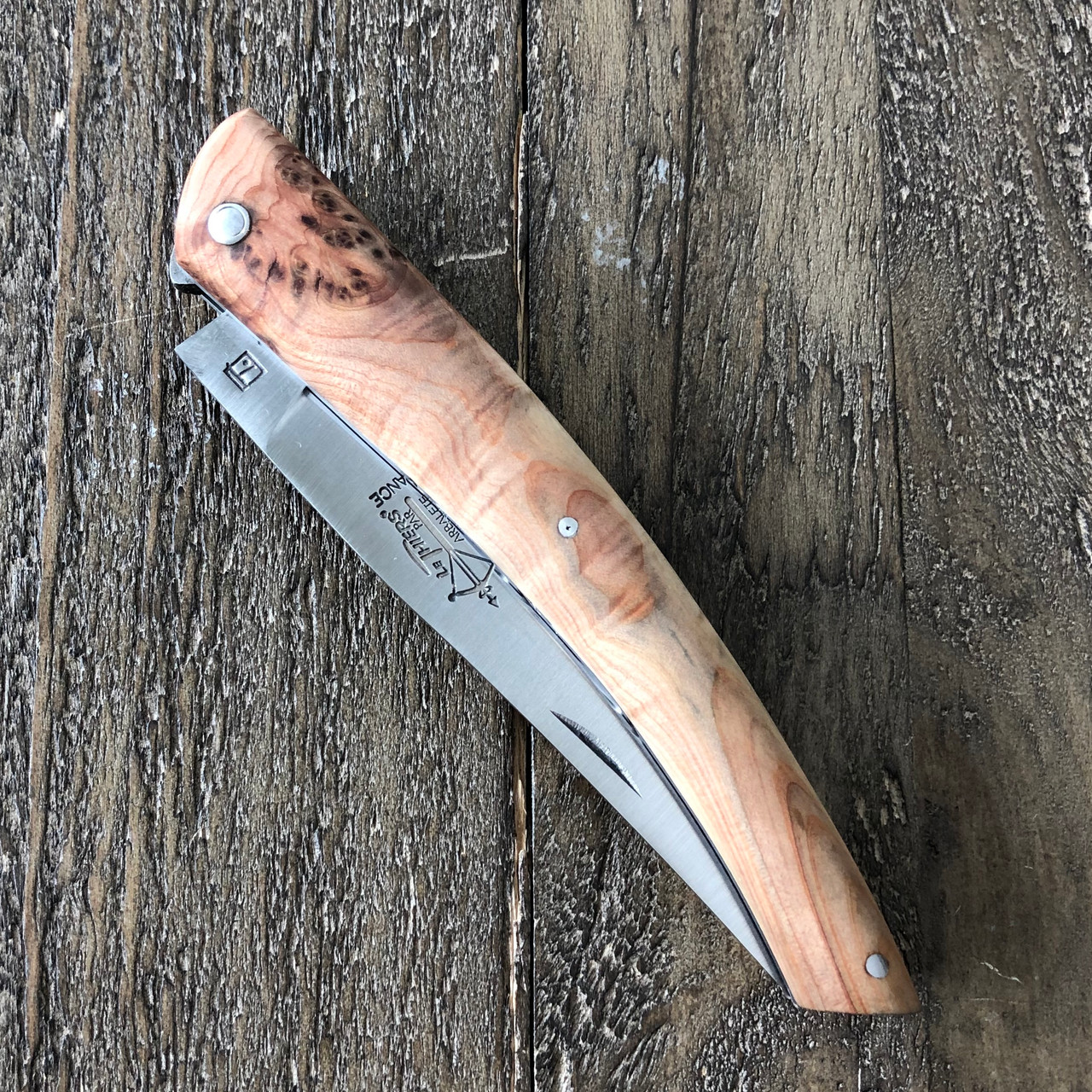 Le Thiers juniper double liner handfiled