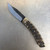French carbon steel knife Baribal hunting ram horn by Le Sabot