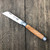 Barrel knife carbon steel in olivewood by Le Sabot