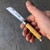 Barrel knife carbon steel boxwood by Le Sabot