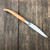 Aveyronnais knife carbon steel XC75 in olivewood by GR