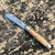 Barrel knife carbon steel in oak by Le Sabot