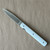 The french le francais knife in white krion by Perceval