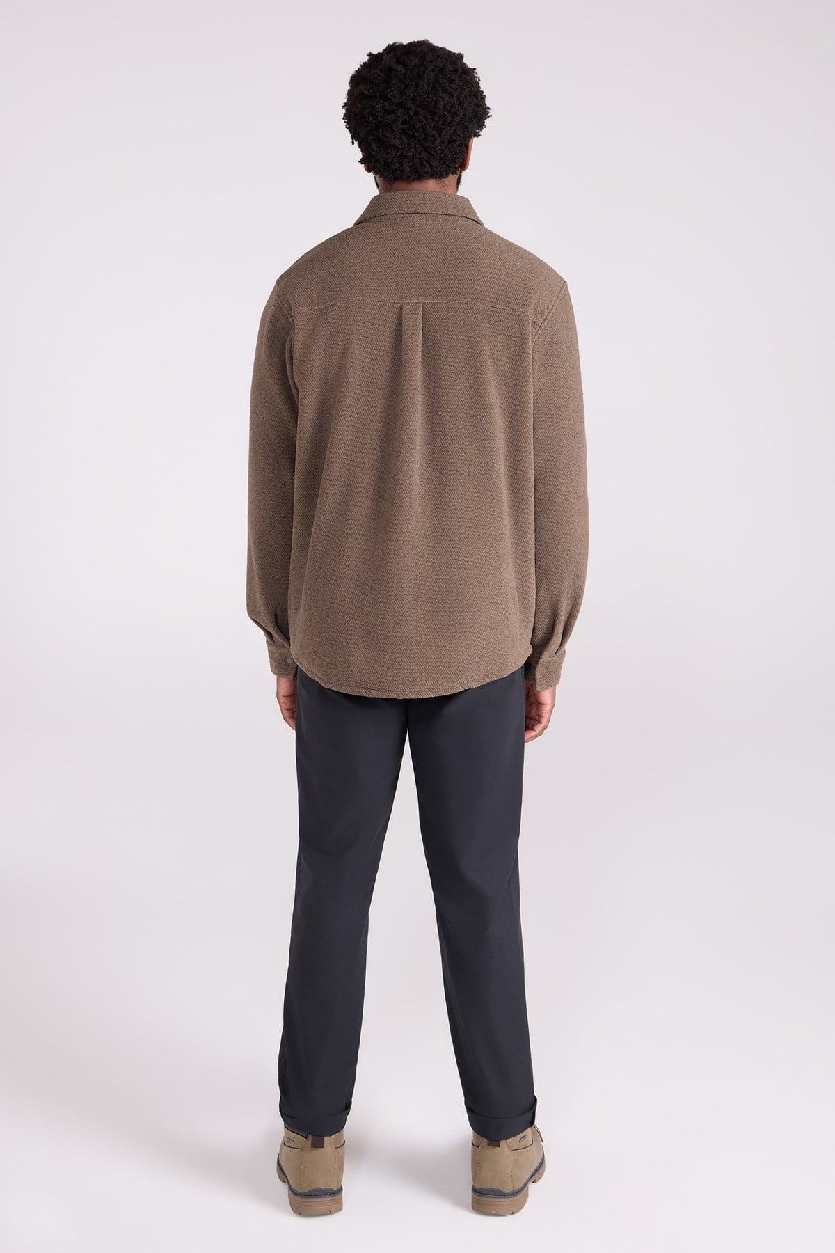 Dresden Mens Twill Fleece Shirt