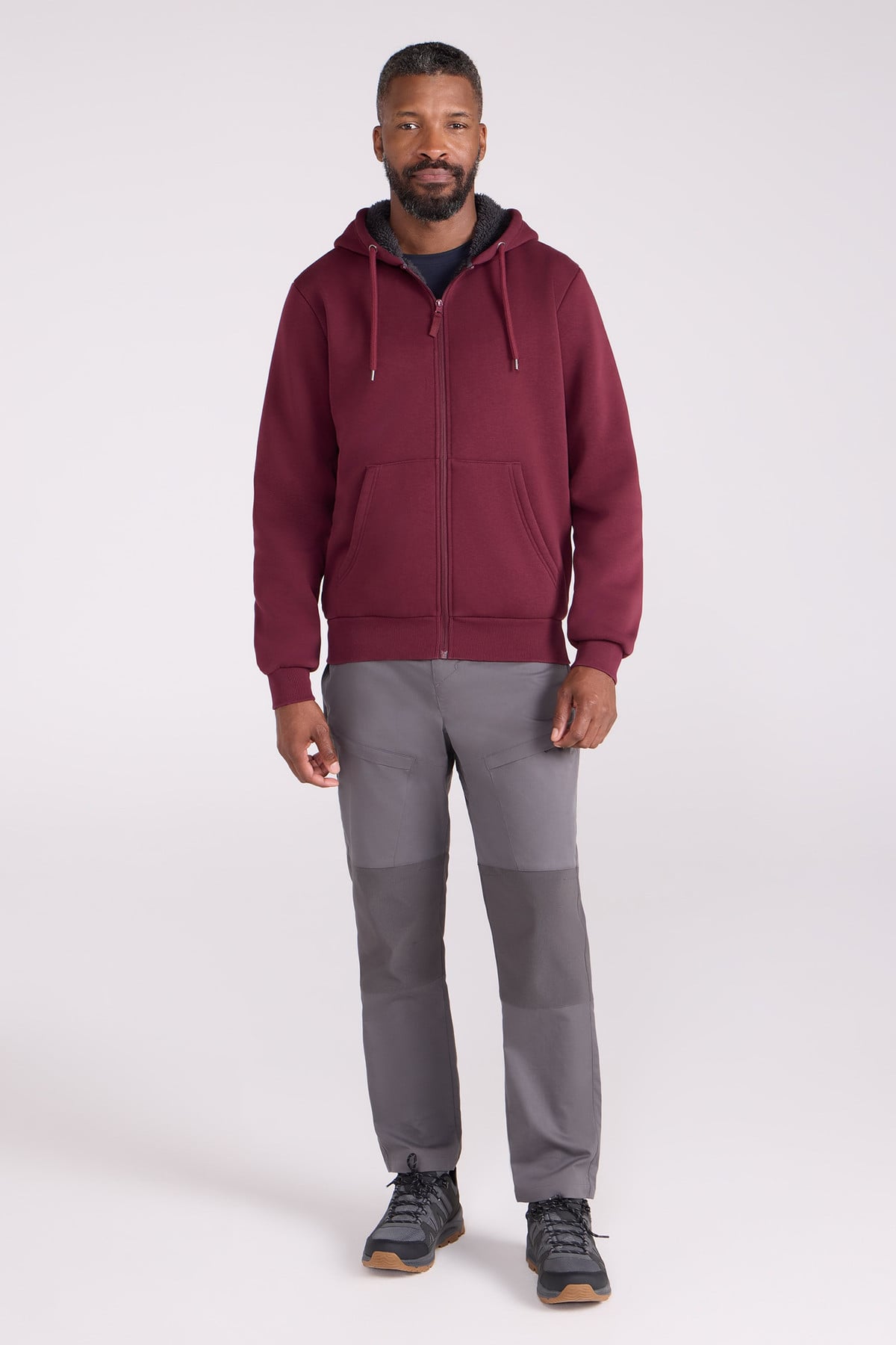 Dalton Mens Sherpa Lined Hoodie