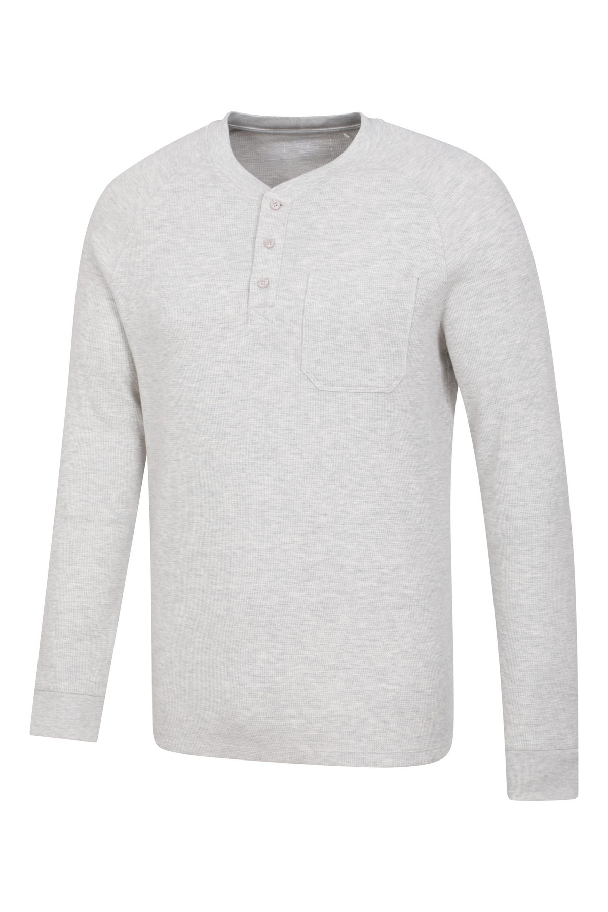 Selby Mens Waffle Henley Tee