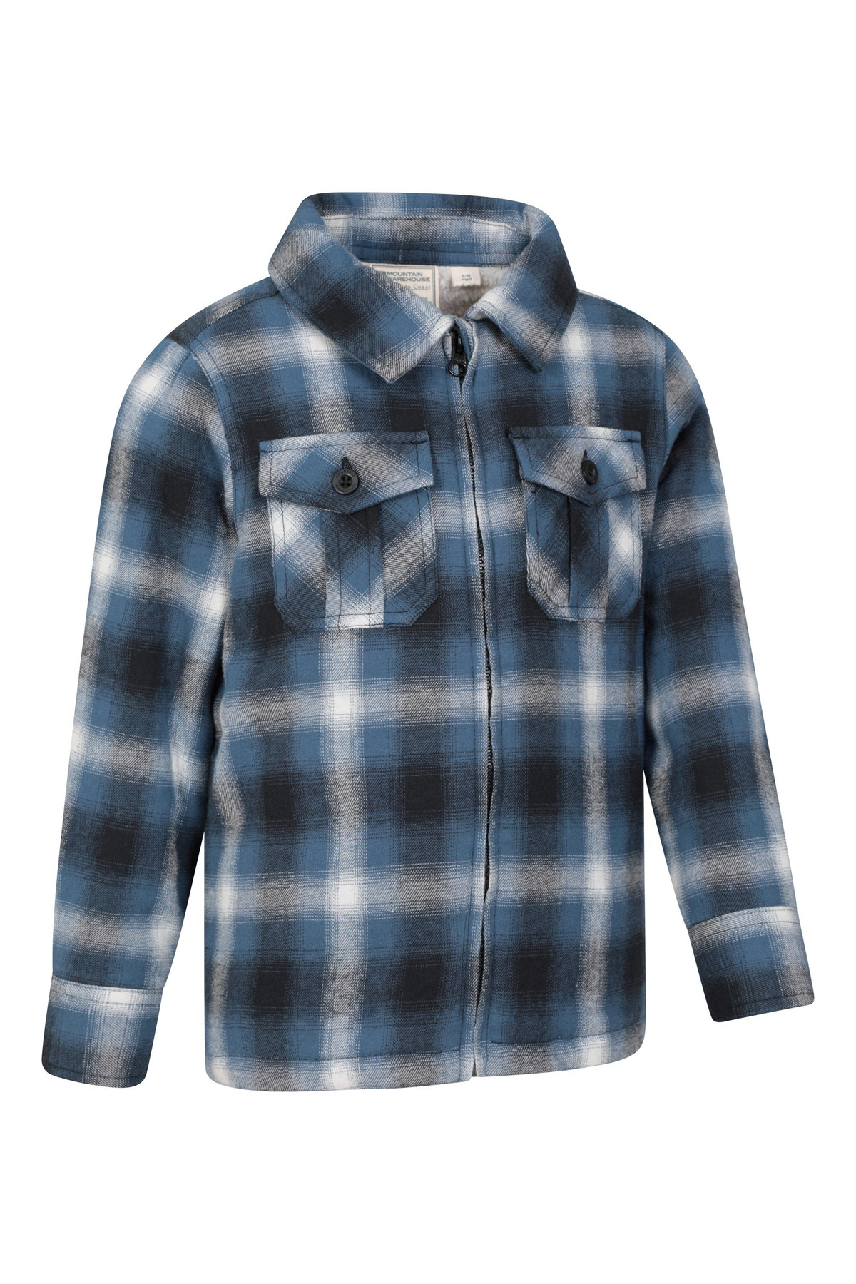 Stream Kids Sherpa Lined Zip Shacket