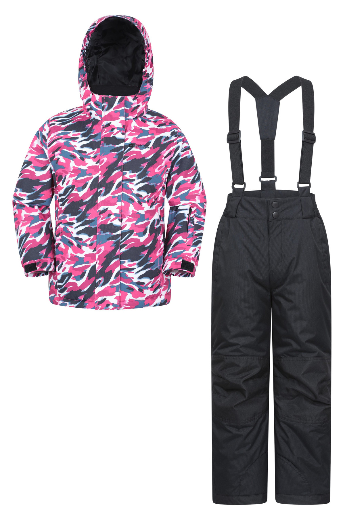 Kids Printed Ski Jacket & Pant Set