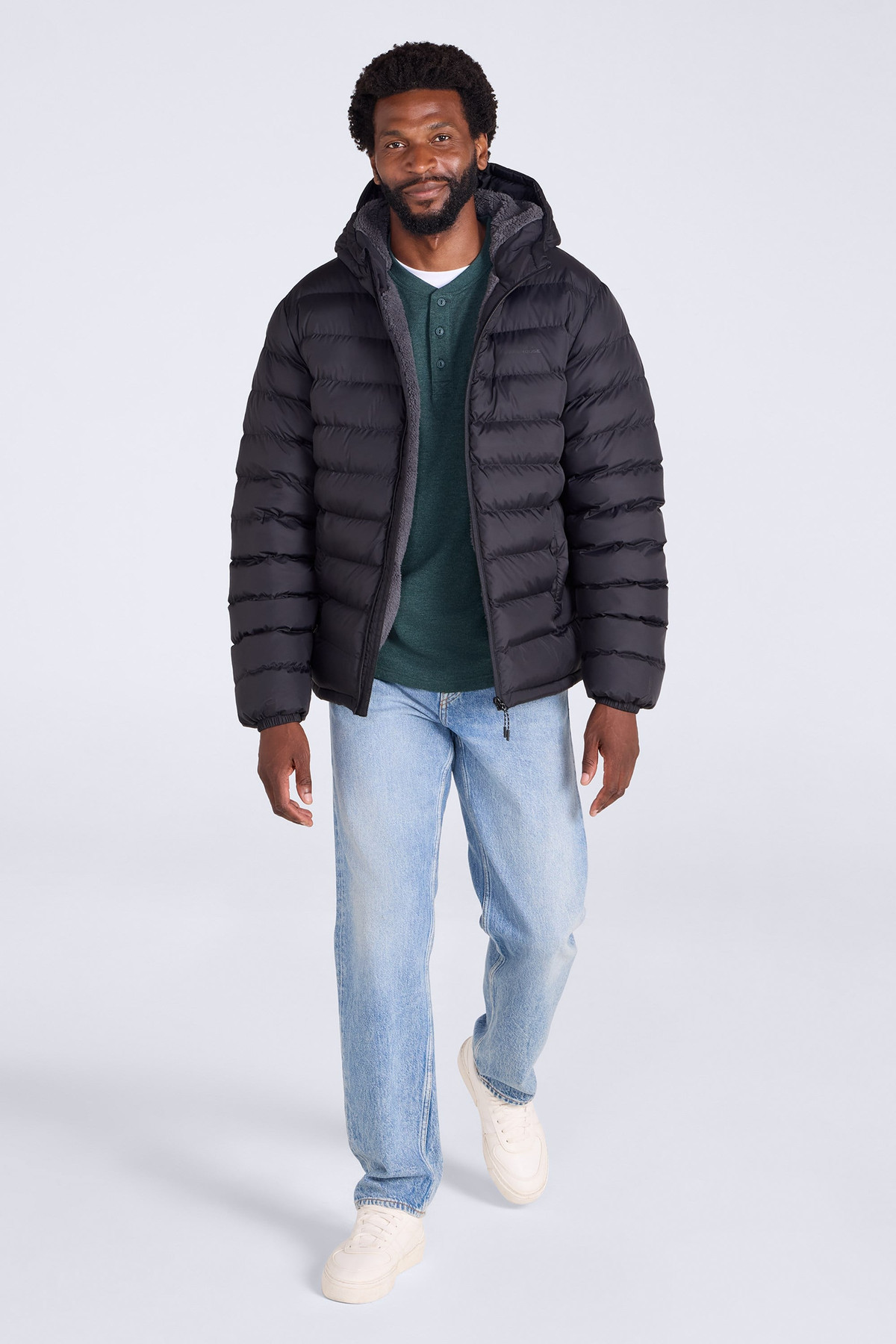 Seasons Mens Fur Lined Insulated Jacket