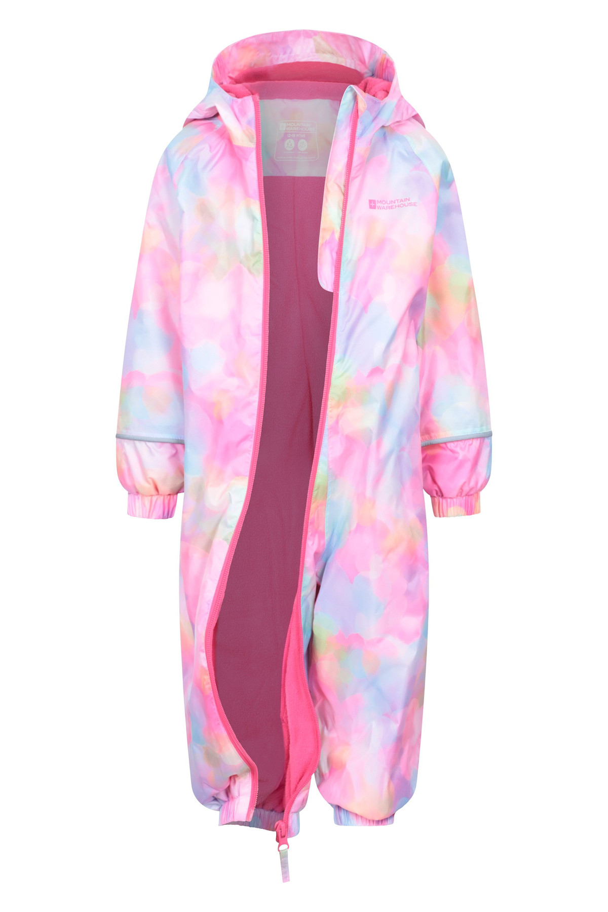 Spright Fleece Lined Printed Junior Waterproof Rain Suit