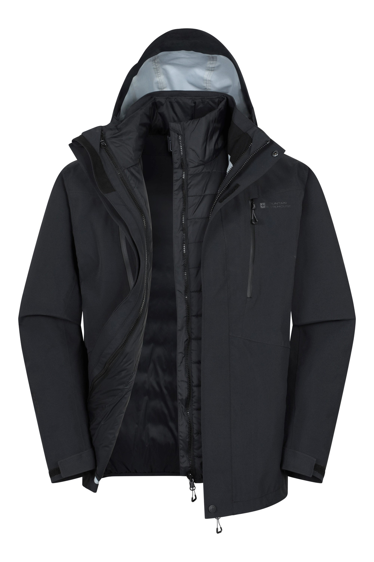Zenith Extreme Mens 3-in-1 Waterproof Jacket | Mountain Warehouse