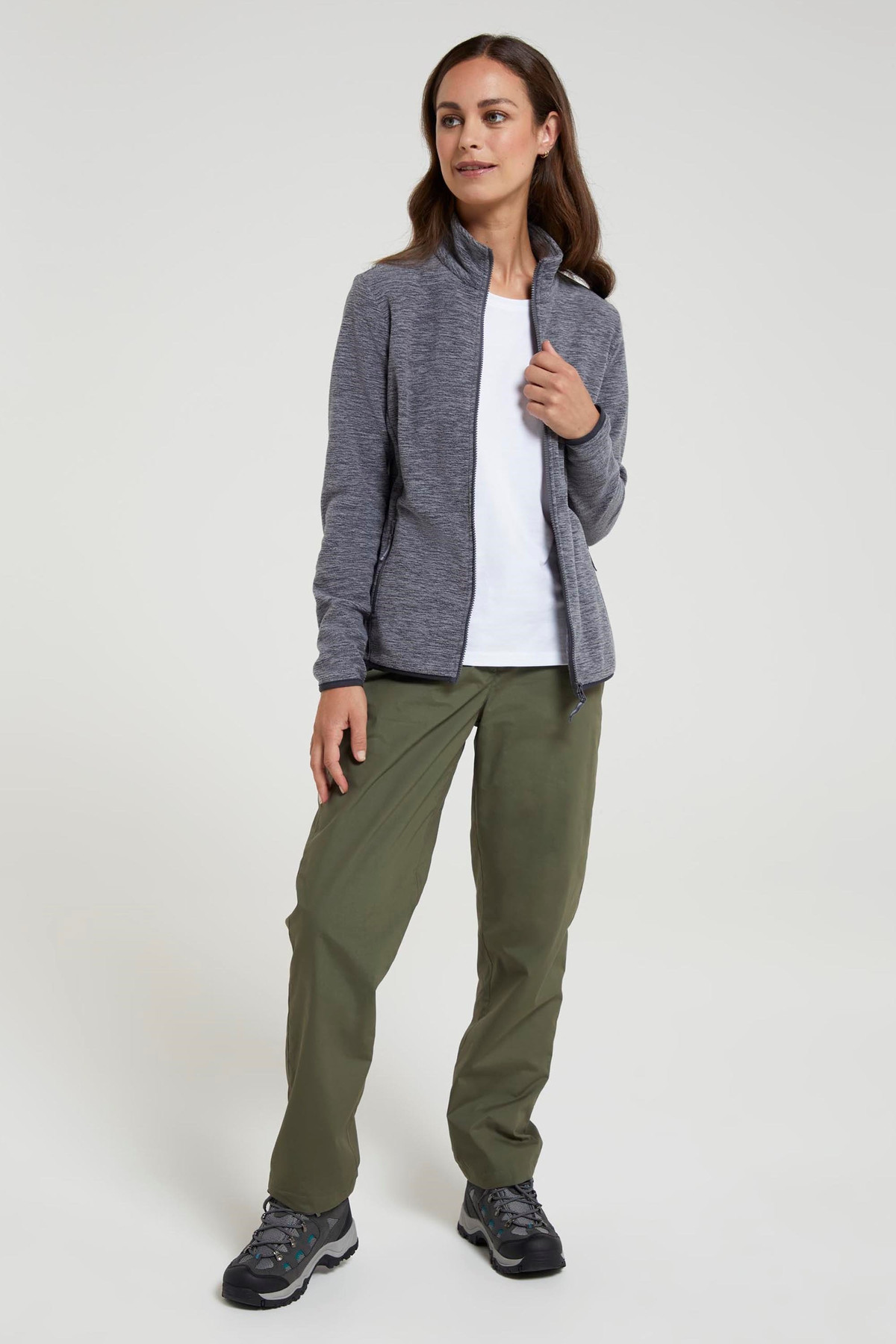Snowdon Melange II Womens Full-Zip Fleece