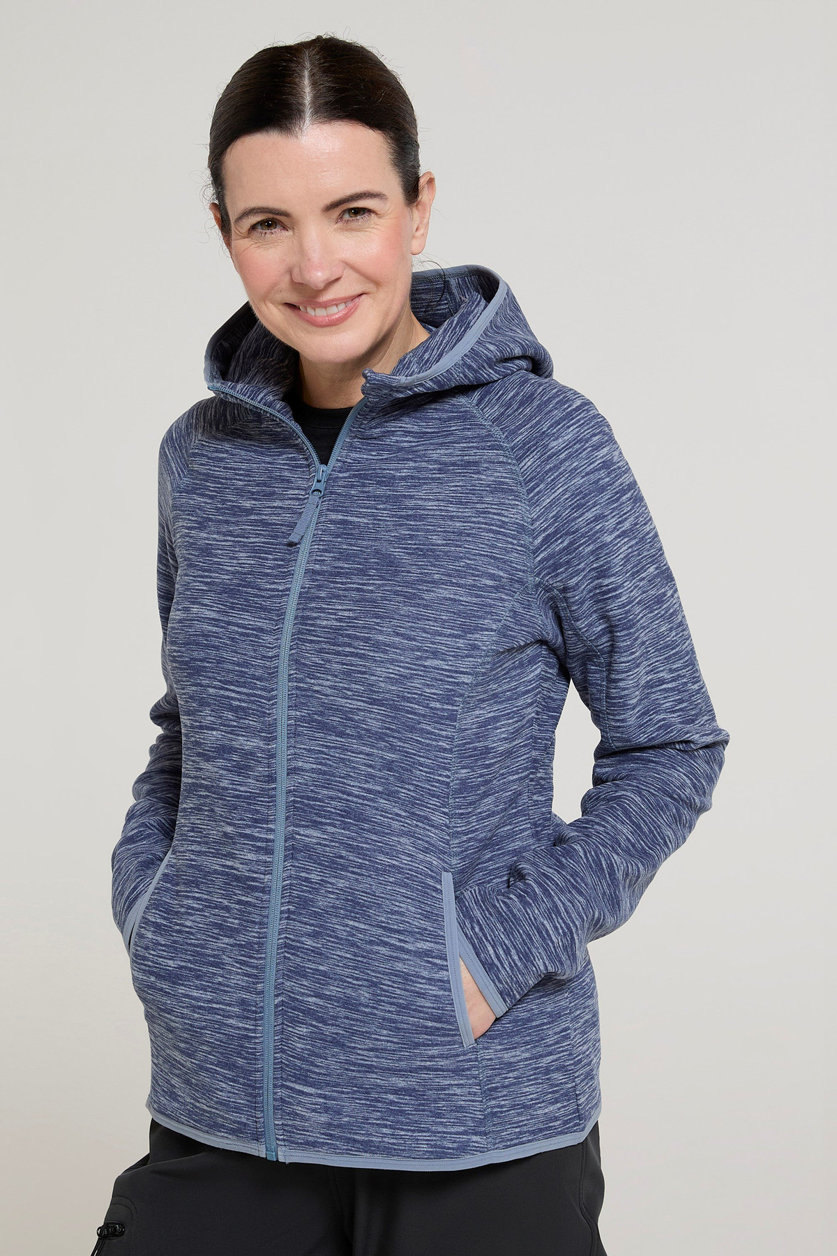 Lleyn Melange II Womens Fleece Hoodie