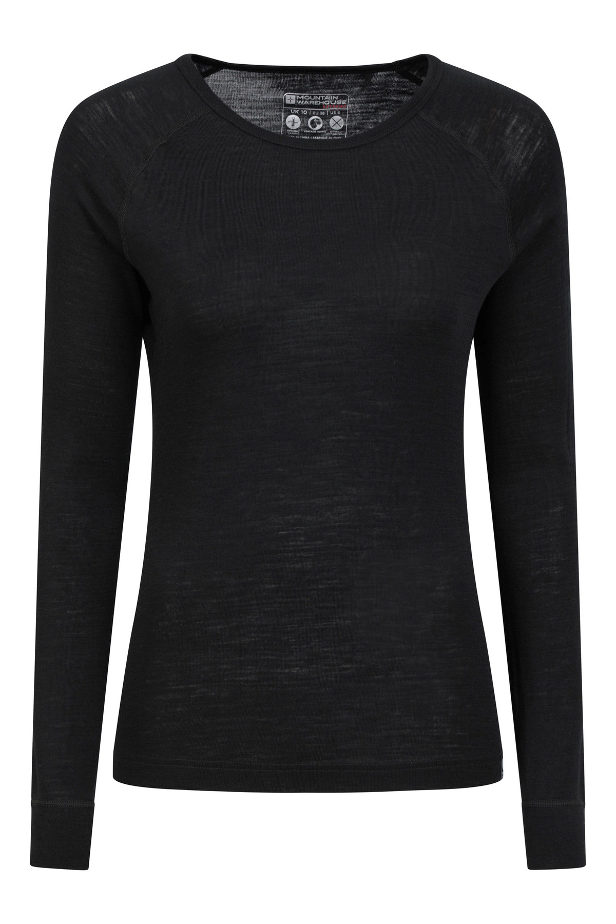Merino Womens Round Neck Top 2-Pack