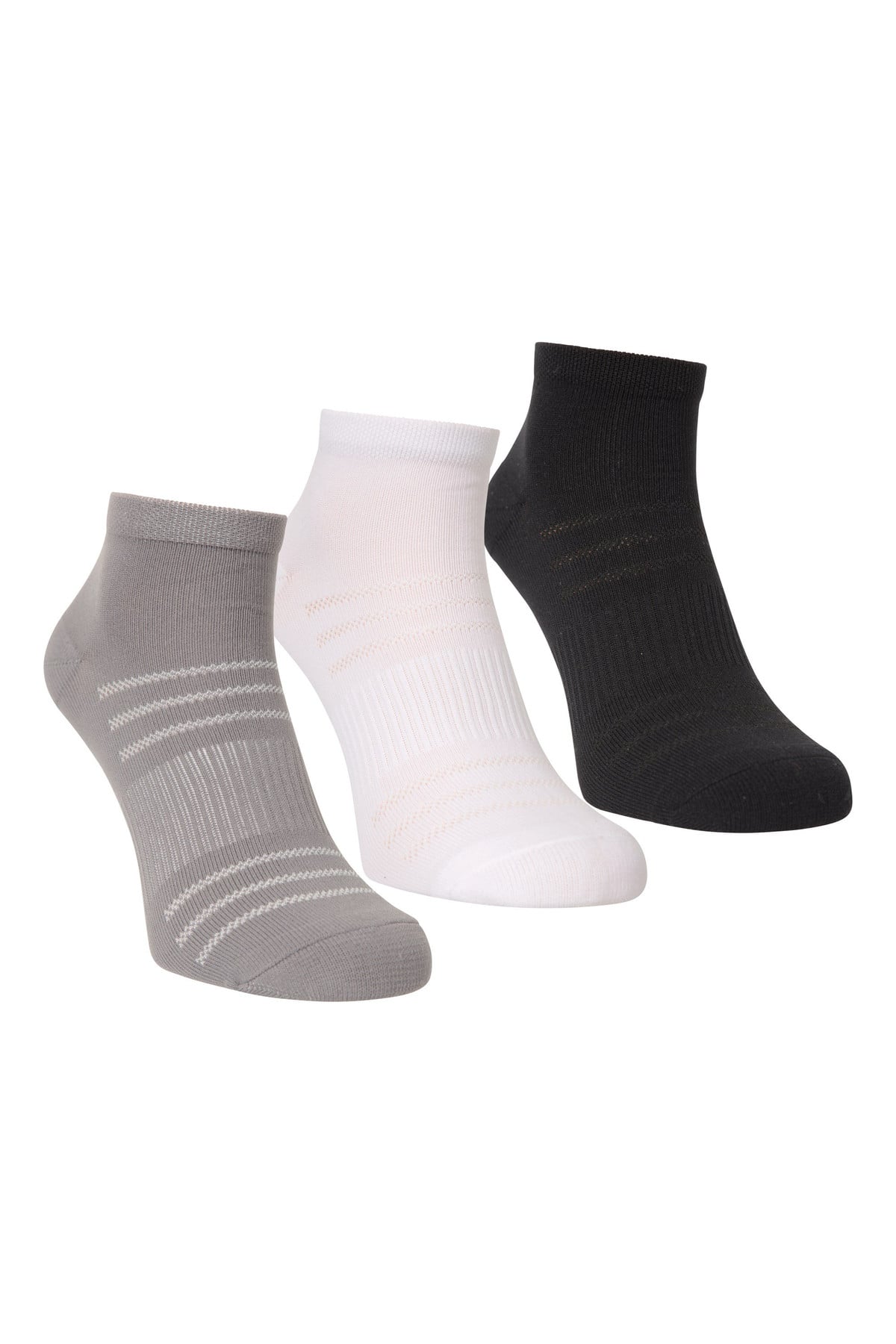 Mens Arch Support Sneaker Socks 3-Pack