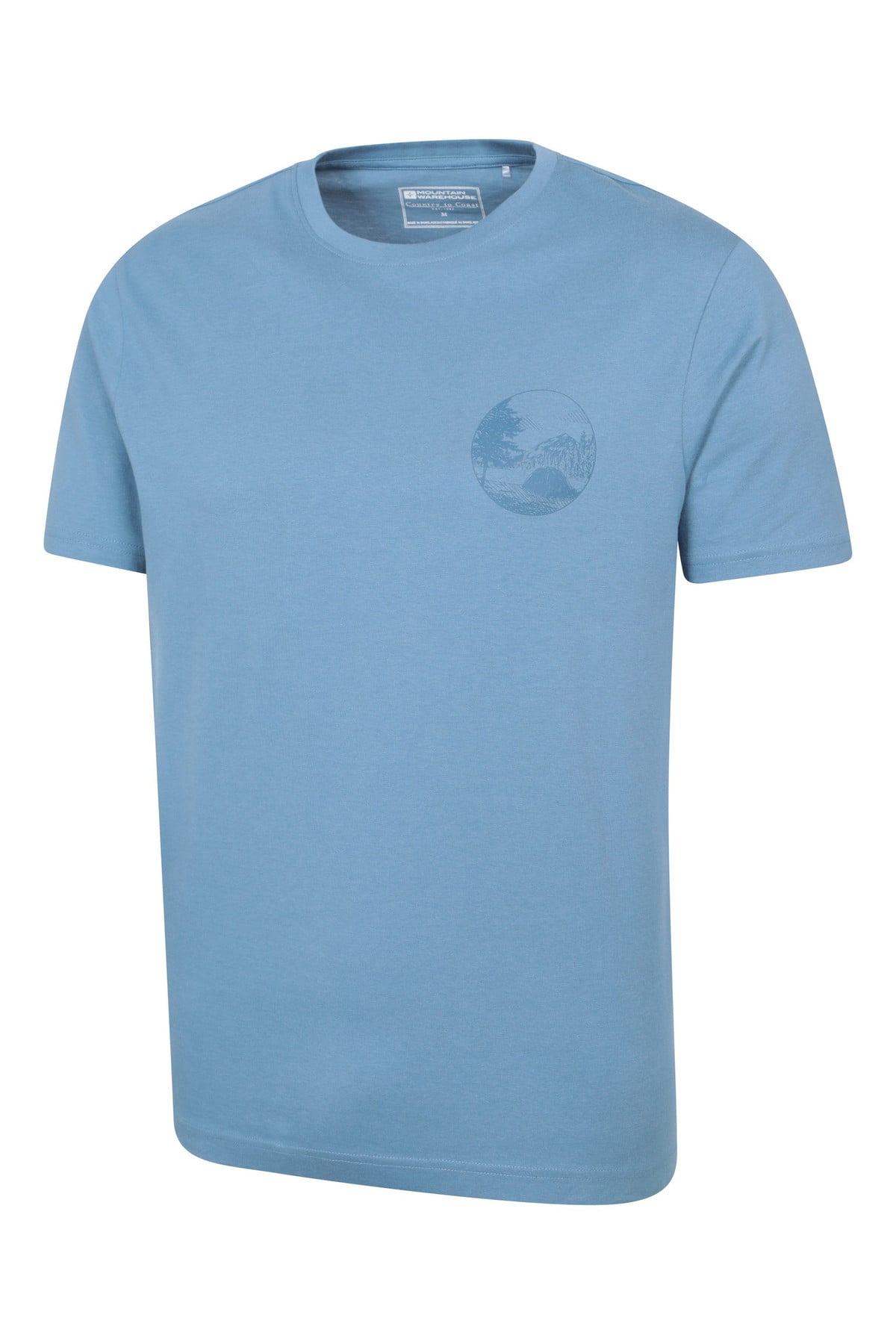 Camping Sketch Mens T-Shirt