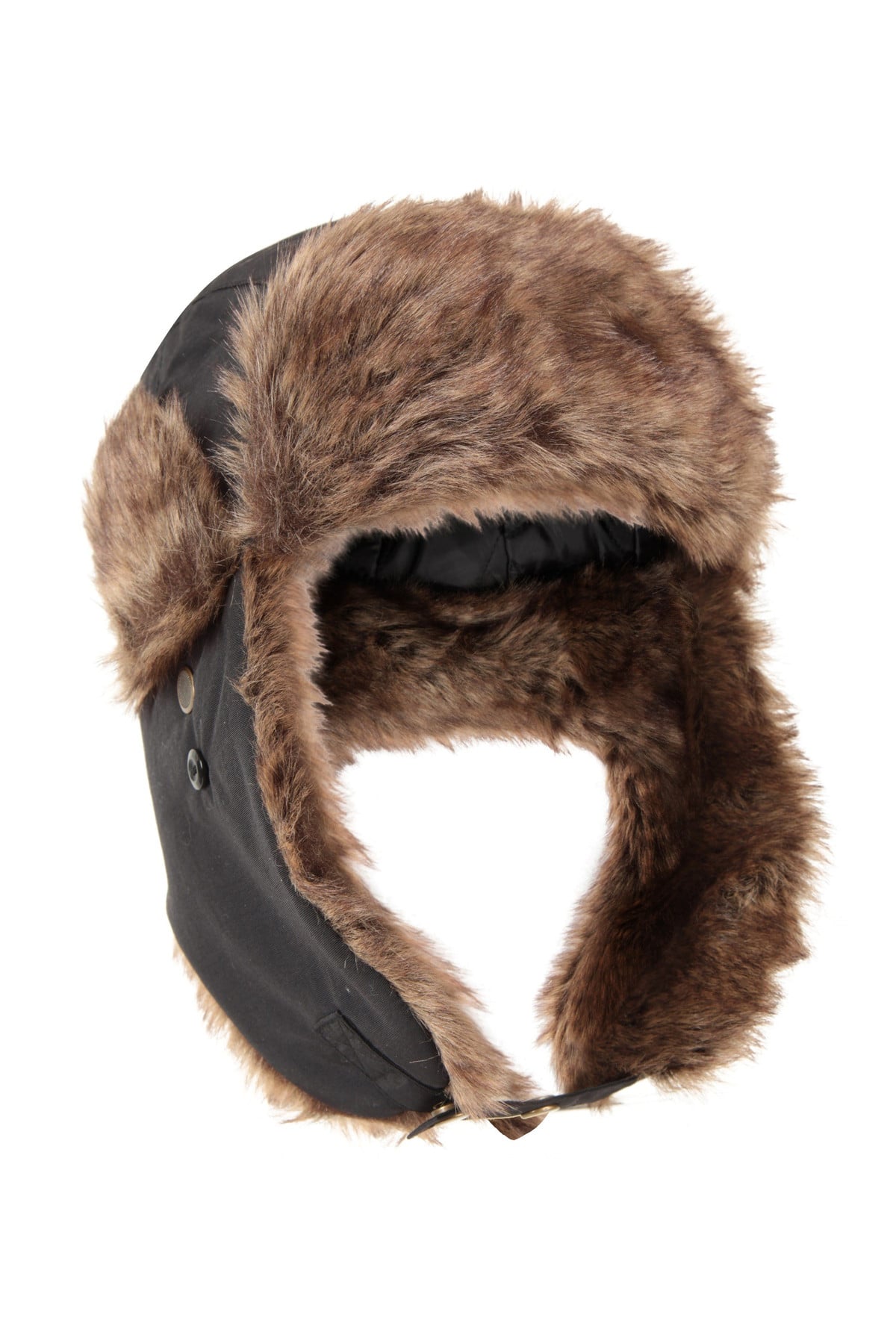 Mens Furry Trapper Hat