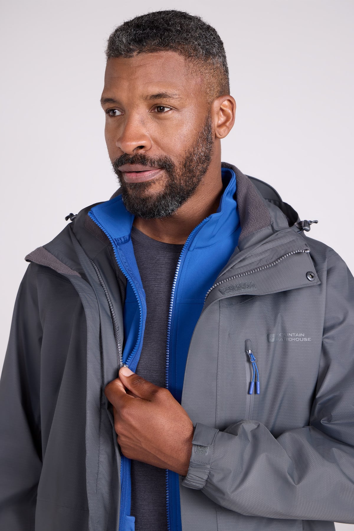 Bracken Extreme Mens 3 1 Waterproof Jacket