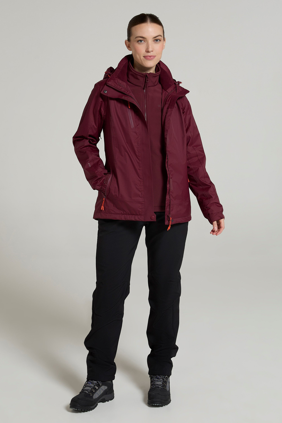 Bracken Extreme Womens 3 1 Waterproof Jacket